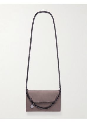 Stella McCartney - Falabella Vegetarian Suede Shoulder Bag - Brown - One size