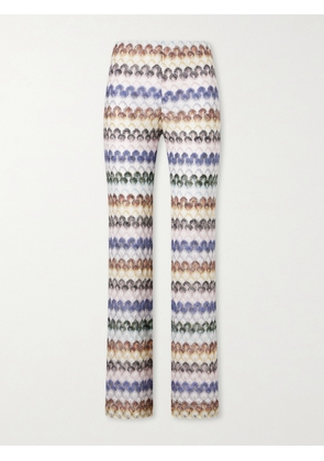Missoni - Embellished Crochet-knit Flared Pants - Multi - IT36,IT38,IT40,IT42,IT44,IT46