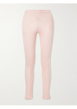Gucci - Silk-blend Faille Skinny-leg Pants - Pink - IT40,IT42,IT44,IT48