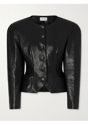 Magda Butrym - Paneled Leather Jacket - Black - FR 34,FR 36,FR 38,FR 40,FR 42