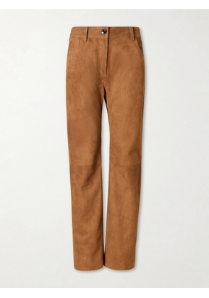 Magda Butrym - Suede Corduroy Straight-leg Pants - Brown - FR 34,FR 36,FR 38,FR 40,FR 42
