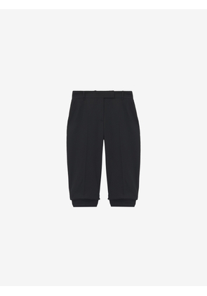 McQueen Tailored Capri Trousers - Black - Women - 14