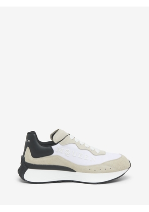 McQueen Sprint Runner - Grey & Silver - Men - 6