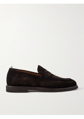 Officine Creative - Opera 001 Suede Penny Loafers - Men - Brown - EU 40