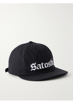 Satoshi Nakamoto - OG Logo-Embroidered Cotton-Canvas Baseball Cap - Men - Black