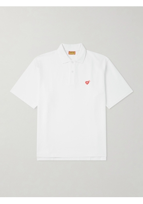 Human Made - Logo-Detailed Cotton-Piqué Polo Shirt - Men - White - S