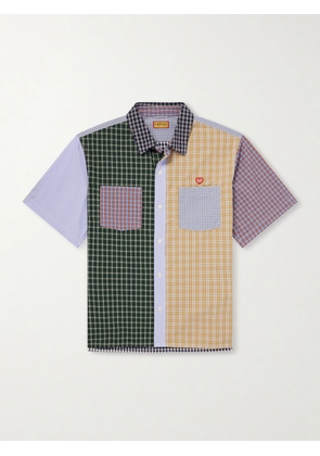 Human Made - Logo-Appliquéd Checked Cotton Shirt - Men - Multi - S