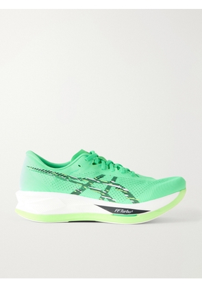 Asics - SONICBLAST® Rubber-Trimmed Mesh Sneakers - Men - Green - UK 7