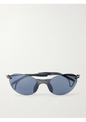 DISTRICT VISION - Miho Windstream D-Frame Titanium Sunglasses - Men - Gray