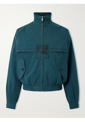 Enfants Riches Déprimés - Discipline Logo-Embroidered Shell Track Jacket - Men - Green - S