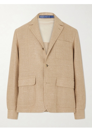 Polo Ralph Lauren - Linen and Cotton-Blend Woven Blazer - Men - Neutrals - UK/US 40