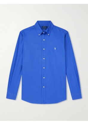 Polo Ralph Lauren - Logo-Embroidered Cotton Shirt - Men - Blue - XS
