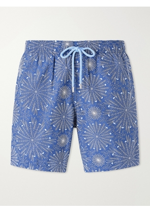 Vilebrequin - Mistral Embroidered Straight-Leg Swim Shorts - Men - Blue - S