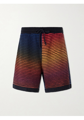 LOEWE - Paula's Ibiza Straight-Leg Striped Cotton-Blend Shorts - Men - Multi - S