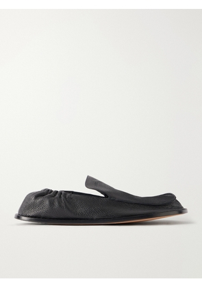 LOEWE - Paula's Ibiza Flex Leather Loafers - Men - Black - EU 40