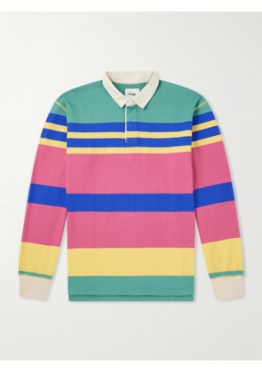 Drake's - Striped Cotton-Jersey Polo Shirt - Men - Multi - S