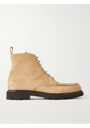 Canali - Suede Lace-Up Boots - Men - Neutrals - EU 40