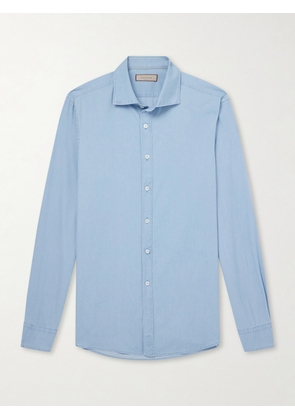 Canali - Denim Shirt - Men - Blue - S