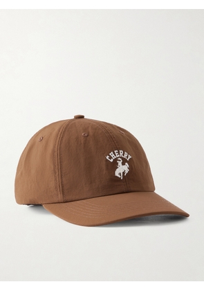 Cherry Los Angeles - Western Logo-Embroidered Twill Baseball Cap - Men - Brown