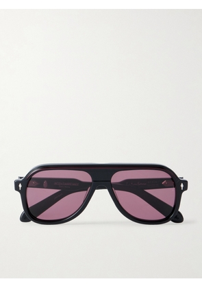 Jacques Marie Mage - Rocky Mountain Featherbed Teewinot Aviator-Style Acetate Sunglasses - Men - Black
