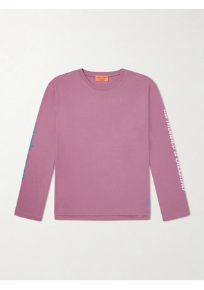 A Kind Of Guise - Basso Giro Alpino Logo-Print Cotton-Jersey T-Shirt - Men - Pink - S