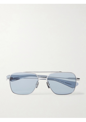 DITA - Flight-Seven Aviator-Style Titanium Sunglasses - Men - Silver
