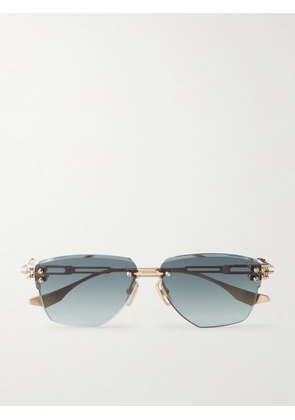 DITA - Hyperlux-2000 Square-Frame Gold-Tone Titanium Sunglasses - Men - Gold
