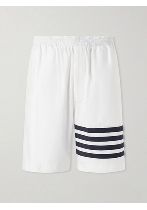 Thom Browne - Straight-Leg Striped Shorts - Men - White - 1