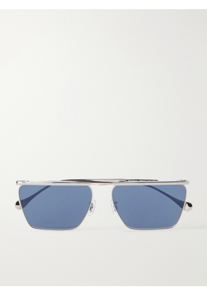 Oliver Peoples - Jil Sander Edition 2 Aviator-Style Silver-Tone Metal Sunglasses - Men - Silver