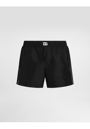 Dolce & Gabbana Swim Boxer Shorts With Logo - Man Collection Black 4