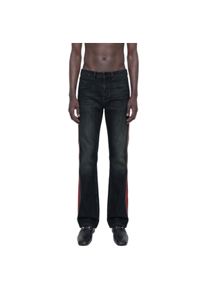 Flared 5 Pocket Jeans with Web