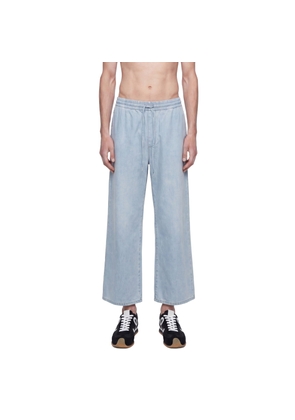 Drawstring Trousers in Denim