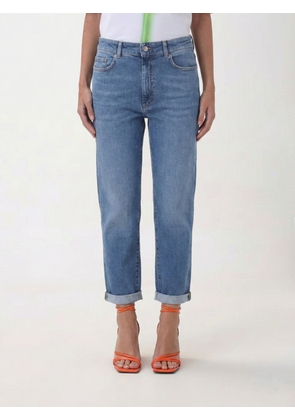 SPORTMAX Jeans Woman color Blue