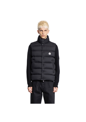 MONCLER MAN BLACK VESTS