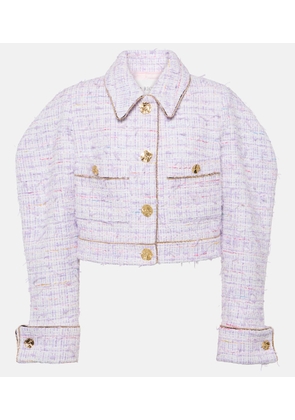 Nina Ricci Cropped cotton-blend tweed jacket