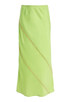 Diotima Tobago Embroidered Silk Skirt - Moda Operandi