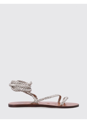 MANEBI Heeled Sandal Woman color Platinum