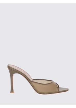 AMINA MUADDI Heeled Sandal Woman color Grey