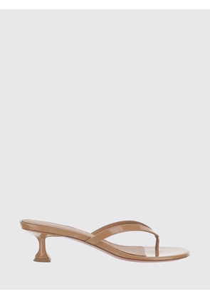 AMINA MUADDI Heeled Sandal Woman color Beige