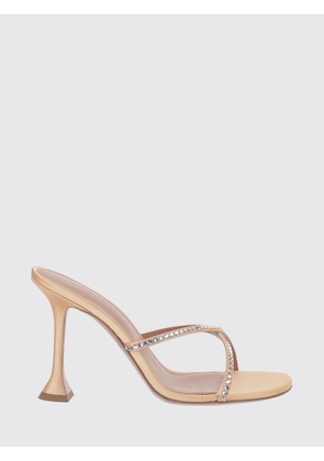 AMINA MUADDI Heeled Sandal Woman color Peach