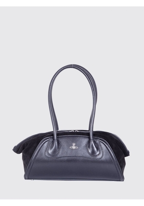 VIVIENNE WESTWOOD Shirley Smooth Leather Shoulder Bag with Orb Logo