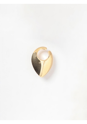 PANCONESI Spada Teardrop-Shaped Metal Ear Cuff with Engraved Logo