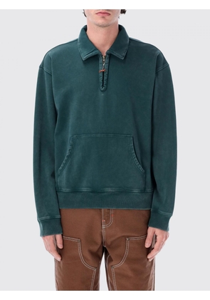 VANS Half-Zip Cotton Sweatshirt with Classic Collar and Kangaroo Pocket