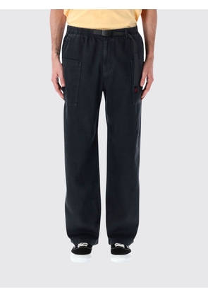 GRAMICCI Wide Leg Cargo Trousers in Hemp and Cotton Blend with Drawstring
