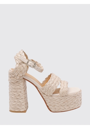 CASTAÑER Heeled Sandal Woman color Beige