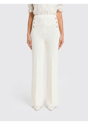 TWINSET Pants Woman color Yellow Cream