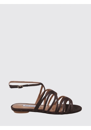 AQUAZZURA Heeled Sandal Woman color Brown