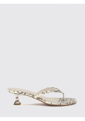 AMINA MUADDI Heeled Sandal Woman color Natural