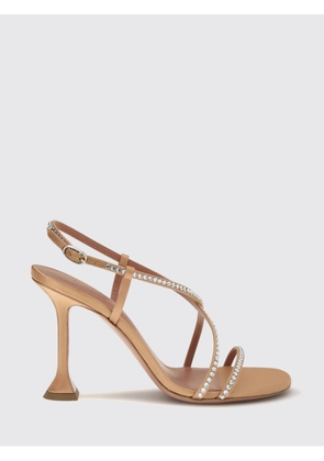 AMINA MUADDI Heeled Sandal Woman color Milk