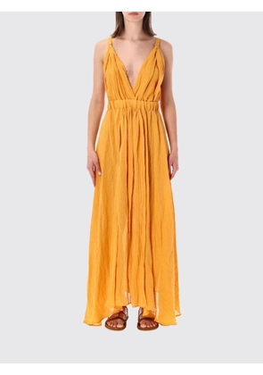 120% LINO Dress Woman color Orange